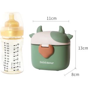 Tianyi-Pots De Distributeur De Lait En Poudre Portables Pour Bébés Snack Container Avec Scoop Et Niveleur,460ml,Light Pink - Neuf