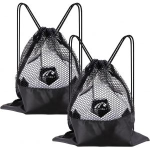 Acdsgd-2 Pi&egrave;ces Sac &Agrave; Dos En Maille, Sacs &Agrave; Cordons R&eacute;glable, Sac Filet En Nylon, Sac De Ballon De Football Pour La Natation, La Plong&eacute;e, Le Voyage, La Salle De Sport - Neuf