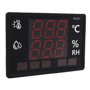 SUBZONAL-Thermom&egrave;tre Hygrom&egrave;tre, Compteur Num&eacute;rique de Temp&eacute;rature et d'humidit&eacute;, Sonde de Haute Pr&eacute;cision avec R&eacute;glage Automatique de la luminosit&eacute; de l'&eacute;cran, Id&eacute;al pour l'int&eacute;rieur, - Neuf