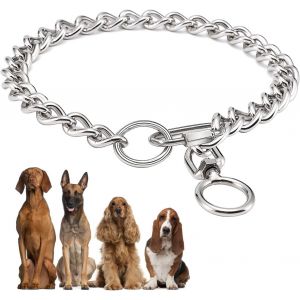 Kal-Colliers De Chien De Chaîne, En Métal En Acier Inoxydable À Mâcher Collier Collier P Collier De Chaîne Avec Fermoir De Connexion Pour Petits Chiens Moyens - Neuf