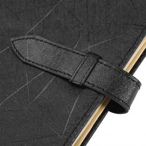 Boite De Rangement Portable Pour Boucles D'oreilles, En Cuir Pu, Avec Motif De Livre, Pour Bijoux (Noir) - Neuf