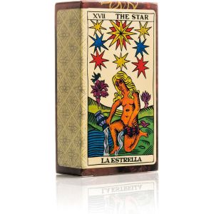 Sansh-Tarot F21814 Espagnol - Le Jeu, Taille - 60 X110 Mm - Neuf