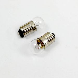 SJZG-Lot De 10 Mini Ampoules E10 &Agrave; Culot &Agrave; Vis Pour Lampe Torche, 3V 0.3A - Neuf