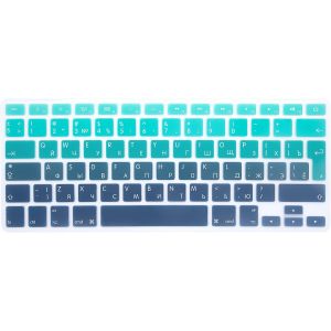 LORANKA-Housse de clavier en silicone pour MacBook Pro 13"", 15"" (avec ou sans &eacute;cran Retina, version 2015 ou ancienne) pour MacBook Old Air 13 - Neuf