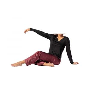 Pyjama Hechter Studio Fina Long Noir - Neuf