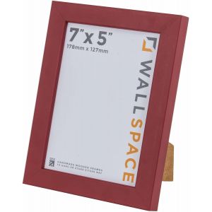 CMWX-Cadre photo rouge de 17.8x12.7 cm,Cadre photo rouge de 17.8x12.7 cm,Cadre photo rouge de 12.7x12.7 cm en bois véritable avec verre,Cadre rouge de 12.7x12.7 cm - Neuf