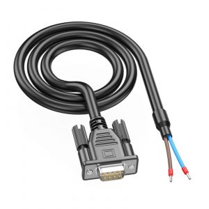 Cable serie DB9 broches RS232 vers RS485 male femelle rapide, fil nu, extremite ouverte avec blindage, pour controle de routeurs, multicolore - Neuf