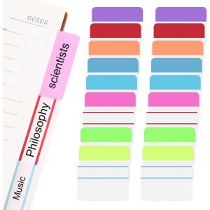 400 Pcs Marque Page Adhesif Plastique 4.1 * 5.1cm Marque Page Adhesif Papier Notes Autocollantes Color&eacute;es Marqueur De Page Livre Marqueur De Page Adh&eacute;sif Bande Marqueur De Page - Neuf
