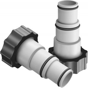 Lot de 2 adaptateurs A pour piscine Adaptateur de tuyau de rechange pour pompes-Série A-Avec filetage intérieur à visser-Raccord pour tuyau de piscine - Neuf