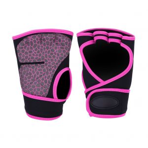 1 Paire De Gants De Sport Antiderapants Pour Halterophilie (Rose Rouge, Taille M) - Neuf
