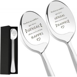 Kalanka-Cadeau Anniversaire Femme Idee Cadeau Femme Cuillere A Cafe Personnalisé Inspiration Cadeaux Pour Meilleure Amie Fille Soeur Filleule Collegue Copine Maitresse Atsem Merci Cadeaux Noel Aesh N - Neuf