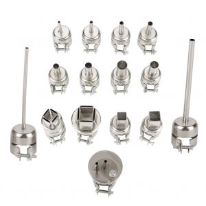Kit de 15 buses de pistolet thermique pour station de soudage a air chaud 850, outil de reparation et accessoire - Neuf