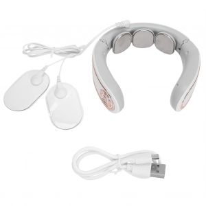 Masseur Cervical Electrique A Impulsions, Appareil De Massage Cervical Intelligent Sans Fil Pour La Maison - Neuf