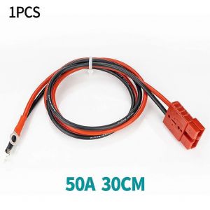 8AWG 50A Pour Anderson Plug Lead &Agrave; Cosse M8 Terminal Batterie Charge Connecteur C&acirc;ble 30cm/50cm/100cm Connecteur Et Rallonge - Neuf