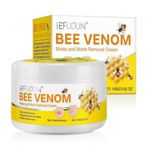 Creme de traitement pour la peau au venin d'abeille, douce et indolore, pour eliminer les verrues, pour femmes et hommes, 1 a 3 pieces - Neuf