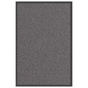Paillasson D'entr&eacute;e Flexible Antid&eacute;rapant 60 X 90 Cm Absorption Humidit&eacute; Style Moderne En Pp Anthracite Helloshop26 02_0058094 - Neuf