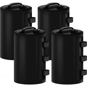 Ulteronixshop-Lot de 4 sacs lest&eacute;s &agrave; eau - Avec pied - Pieds de support de tonnelle - Sac de lestage - Remplissable d'eau - Poids pour pavillons, tentes de jardin, tentes de r&eacute;ception - Neuf