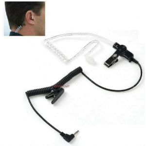 3,5 mm Police Listen Only Casque d'oreillette à tube acoustique pour micro de haut-parleur Motorola - Neuf
