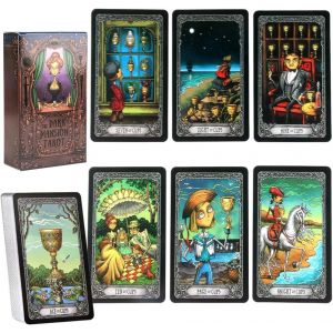 Sombre Manoir 78-Pièce De Tarot De Marseille, Tarot Divinatoire, Jeux De Cartes, Jeux Divinatoire, Jeux De Tarot Pour Les Débutants, Les Pensées, Oracle, Voyance, Destin Tarot, Le Verset - Neuf