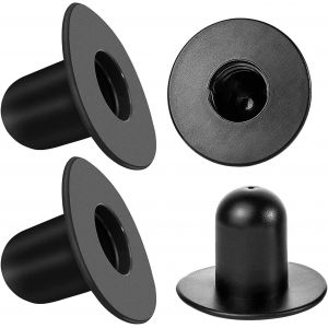 Bestway Lot de 4 bouchons d'étanchéité coniques en caoutchouc pour piscine Bestway,compatibles avec Intex et Bestway (noir) - Neuf