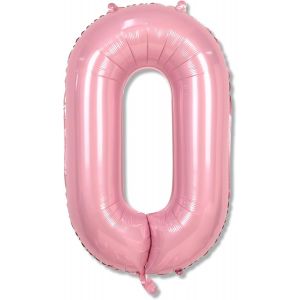 Grands Ballons En Mylar Avec Lettres De L'Alphabet O - Auto-Gonflant - 101,6 Cm - Grand Ballon Rose Clair Avec Lettres De L'Alphabet O Pour Filles - Grand Ballon Rose Clair Pour D&eacute;coration De F&ecirc;te - Neuf