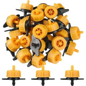 Micro-Drip System Goutteur d'extrémité réglable, régulateur de Pression : Goutteurs autorégulants 2 l/h, pour arroser des Plantes avec différentes hauteurs de Pot (Lot de 100) - Neuf