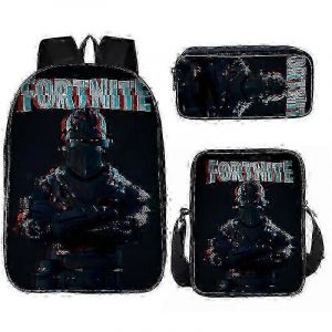 Sac a dos Fortnite pour etudiant, sac a dejeuner, trousse a crayons, sac a dos 0619 - Neuf