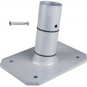 Ulteronixshop-Support De Terrasse De Qualit&eacute; Sup&eacute;rieure, Fixation Pour Voile D'ombrage, Support Pour Voile, M&acirc;t D'ombrage, R&eacute;sistant Aux Intemp&eacute;ries 10708, Acier Galvanis&eacute;. - Neuf