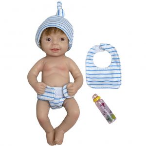 Poupees Reborn En Silicone De 15 Cm, Corps Entier Realiste, Miniature, Bebes En Silicone, Yeux Ouverts, Jouet Cadeau Pour Enfants - Neuf