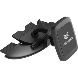 Support de t&eacute;l&eacute;phone magn&eacute;tique Universel pour Fente CD, Support t&eacute;l&eacute;phone Voiture &agrave; Aimant Puissant Compatible Smartphones - Neuf