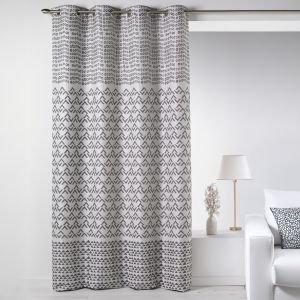 Rideau En Jacquard Aux Motifs Fantaisies - Neuf