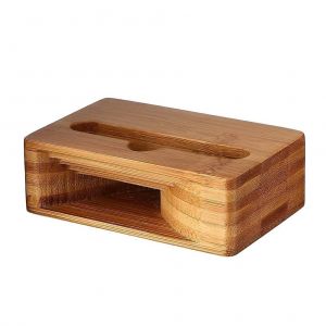 Amplificateur De Son En Bois Fait Main Pour T&eacute;l&eacute;phones Portables - Support Musical En Bambou Naturel - Neuf