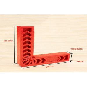 4 pinces &agrave; angle droit de 4 pouces pour projets de menuiserie - Neuf