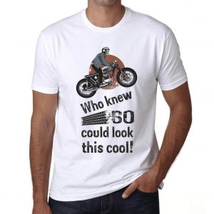 Homme Tee-Shirt Qui Aurait Cru Que 50 Pouvait &Ecirc;tre Aussi Cool ? - Who Knew 50 Could Look This Cool - 50 Ans T-Shirt Graphique Id&eacute;e Cadeau 50e Anniversaire Vintage Ann&eacute;e 1974 Nouveaut&eacute; - Neuf