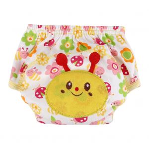 1 Couche Lavable En Coton Impermeable Et Reutilisable Pour Bebe (Abeille) - Neuf