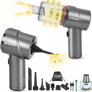 lbgwp60-15000Pa Mini Aspirateur À Main Sans Fil, 3 In 1 Aspirateur De Voiture Avec Moteur Brushless Et Filtre En Acier Inoxydable, Aspirateur Portable Humide-Sec Pour Voiture, Maison, Bureau - Neuf