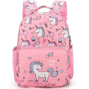 Unicorn Sacs à Dos pour Enfant,Unicorn Sacs Scolaires 3D Impression Sac à Dos Cartable Réglable Sac d'école Animé Thème Scolaires Cartables Étudiant pour Maternelle Ecole Primaire - Neuf