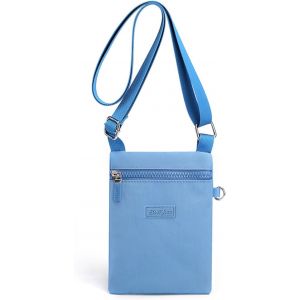 RFCBC-Sac Téléphone Portable Femme, Sac Bandoulière Sacoche Femme, Nylon Petit Sace à Bandoulière Pour TéLéPhone Longue LanièRe Ajustable - Neuf