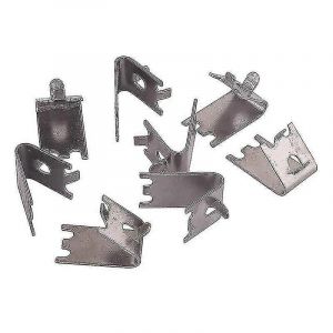 12pcs congélateur étagère clip congélateur glacière étagère support étagère clips carrés clip d'étagère en acier inoxydable pour réfrigérateur - Neuf