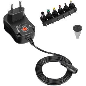 Adaptateur Secteur Chargeur, Universel 12W/30W 8.4V 3V 4.5V 5V 6V 7.5V 9V 12V 1000mA 1A 2000mA 2A Remplacement de Commutation &agrave; Tension Multiple r&eacute;gul&eacute; - Neuf
