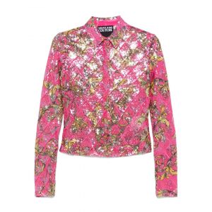 Chemise Rose Versace Jeans Couture Pour Femme - Neuf