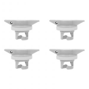 4 Pcs Kayak Valve Couvercle Kayak Prise Pompe À Air Gonflables Bateau Gonflable Gonfler Radeau Couverture D'air Pvc Pièces De Kayak Raccords D'air - Neuf