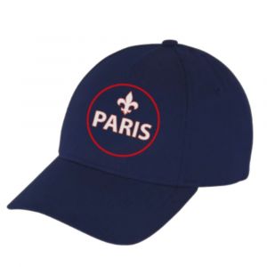 Casquette De Baseball Personnalis&eacute; Paris Logo - Taille R&eacute;glable - Mixte - Bleu (Taille Taille Unique,Couleur Bleu) - Neuf