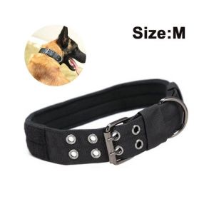 Collier Tactique Réfléchissant Pour Chiens De Taille Moyenne À Grande - Nylon Résistant, Ajustement Réglable, Patchs Personnalisables, Confortable Et Élégant - Neuf