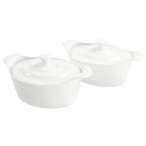 Cocotte 25 Oz, 9.6 Pouces ustensiles de cuisson en C&eacute;ramique Set avec des Couvercles, des Mini Cocotte, au Four, micro-ondes et au lave-Vaisselle - Neuf