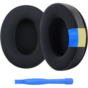 LORANKA-Remplacement Coussinets d'oreille pour HyperX Cloud Stinger/Cloud Flight/CloudX/Cloud II/Cloud III/Cloud Alpha/Cloud Core/Mix Casque par - Gel R&eacute;frig&eacute;rant Coussinet &iquest; Noir - Neuf