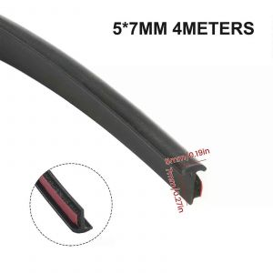 4M en caoutchouc en forme de T Bande d'étanchéité de porte de voiture Protecteur de porte Garde de porte Isolation phonique Joints insonorisés - Neuf
