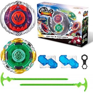 Toupie S&eacute;rie Split Night Owl Razer orochi,Enfants Jouets m&eacute;talliques gar&ccedil;ons,Battle Tops Toupie Launcher,Spinning Tops &agrave; partir de 5 6 7 8 9 10 11 12 Ans Cadeau - Neuf