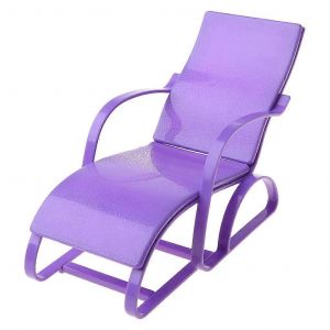 Miniature Chaise De Plage Maison De Poup&eacute;e Accessoires R&eacute;aliste Chaise Longue Filles Cadeau Interactif Faire semblant Articul&eacute; Pour Poup&eacute;e Accs - Neuf