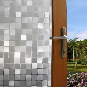 HJLIAN Film adhesif antistatique pour fenetre, protection solaire, givre, pour salle de bain, chambre a coucher, salon, mosaique 3D - Neuf